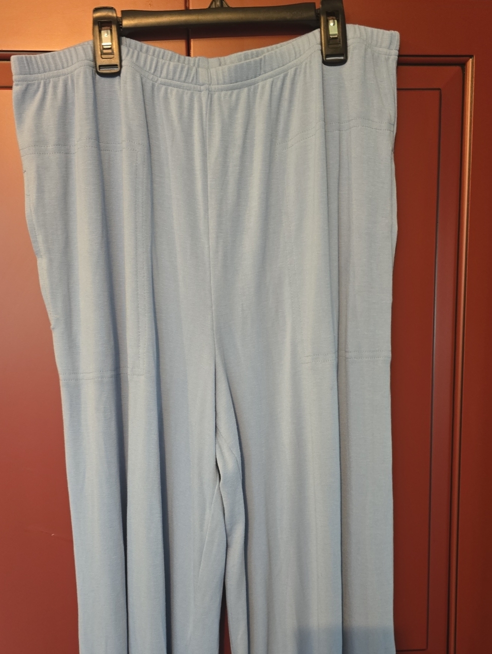 Free People Women's Wide-Leg Lounge Pants - Light Blue